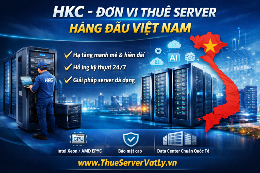 HKC định hướng trở thành đơn vị thuê server hàng đầu Việt Nam.