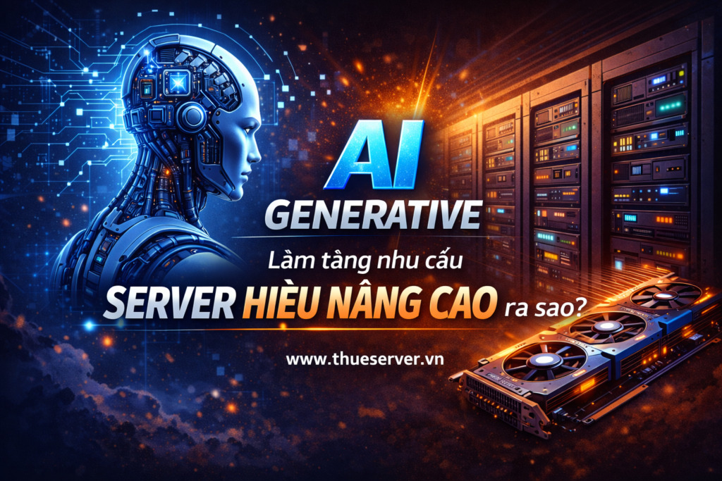 AI Generative làm tăng nhu cầu server hiệu năng cao ra sao