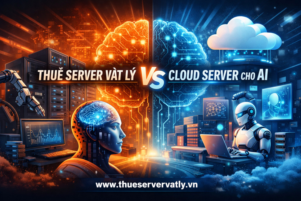 So sánh thuê server vật lý và thuê cloud server cho workload AI