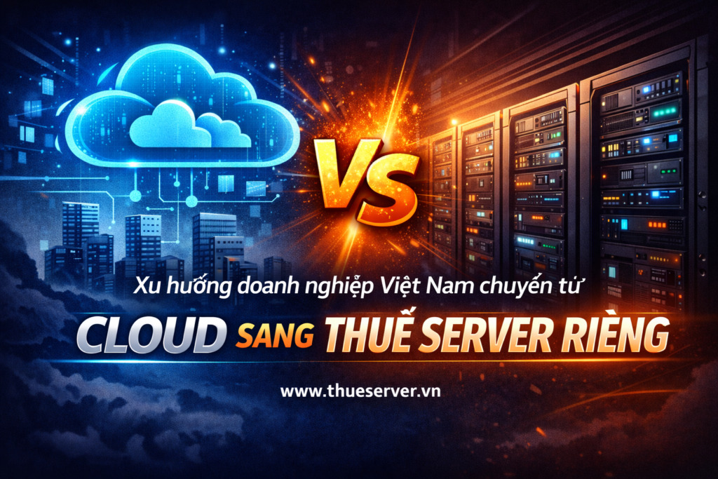 Xu hướng doanh nghiệp Việt Nam chuyển từ Cloud sang thuê server riêng