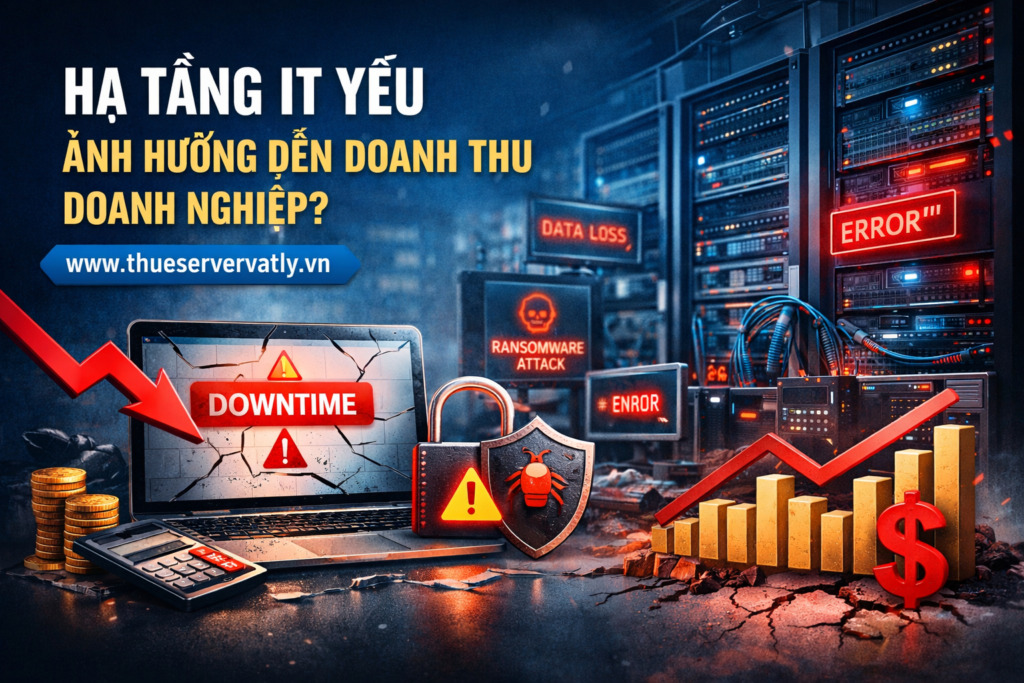 Hạ tầng IT yếu ảnh hưởng thế nào đến doanh thu doanh nghiệp