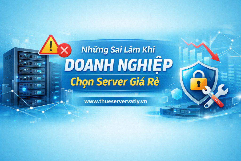 Những sai lầm phổ biến khi doanh nghiệp chọn server giá rẻ