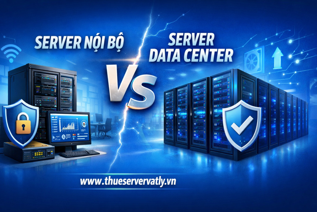 Server nội bộ và Server đặt tại Data Center khác nhau ra sao