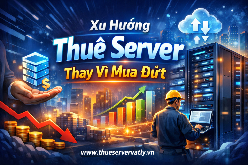 Xu hướng doanh nghiệp Việt thuê server thay vì mua đứt