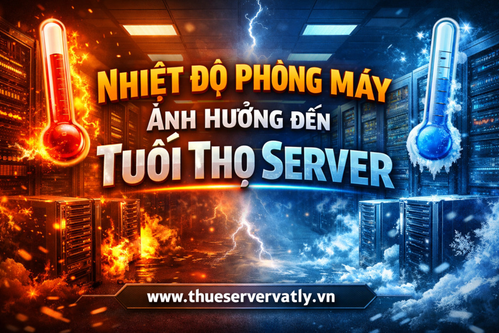Nhiệt độ phòng máy ảnh hưởng gì đến tuổi thọ server
