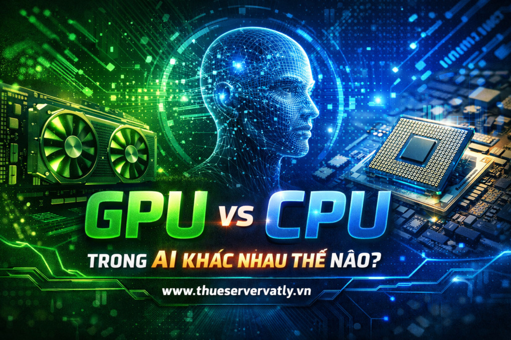GPU và CPU trong AI khác nhau thế nào