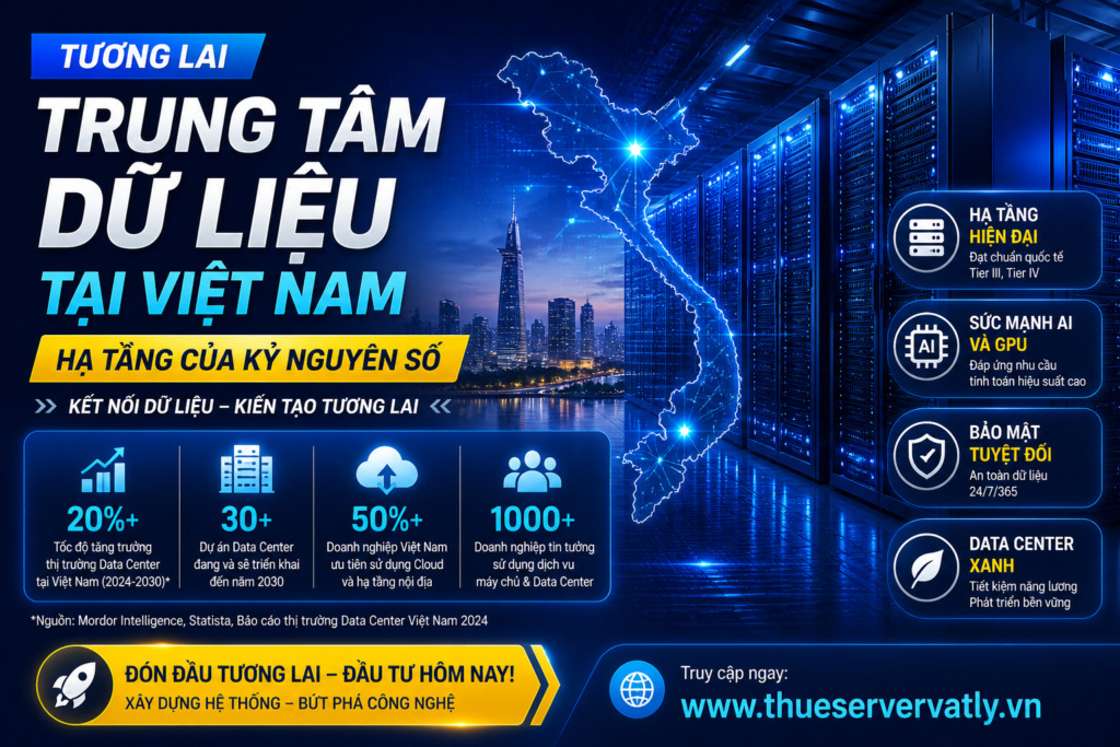 Tương lai trung tâm dữ liệu tại Việt Nam