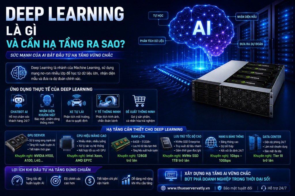 Deep Learning là gì và cần hạ tầng ra sao?