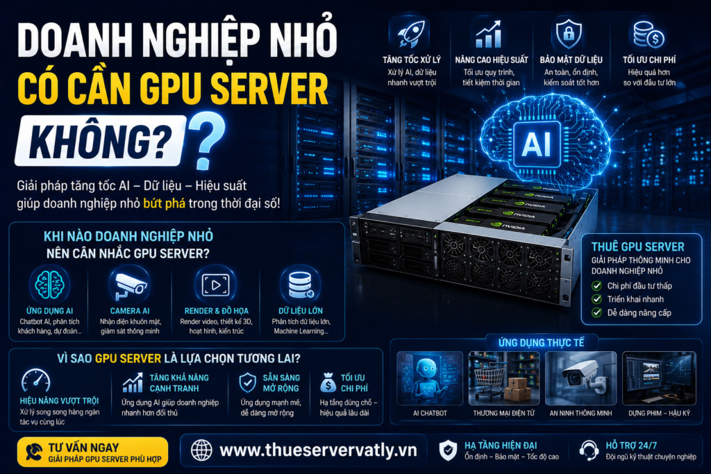 Doanh nghiệp nhỏ có cần GPU Server không